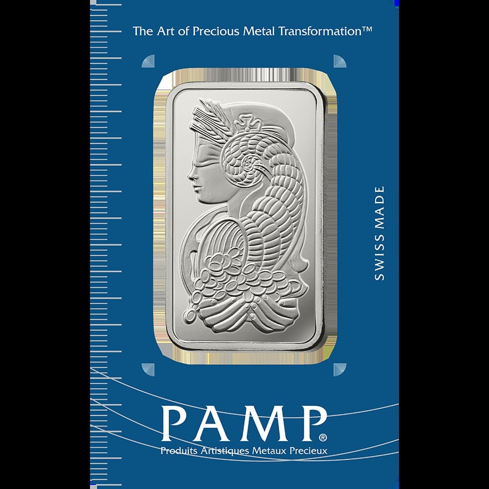 PAMP Lady Fortuna 1 oz silver minted bar
